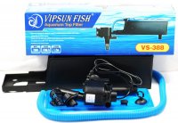 Vipsun Fish VS-388 - Bộ Máng và Máy Bơm Lọc Nước Hồ Cá - Có bông lọc